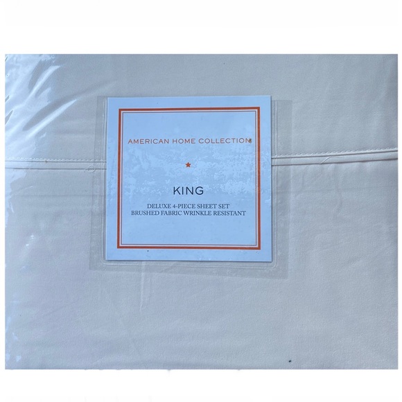 Ivory Deep Pocket Microfiber Sheet Set - Picture 2 of 5